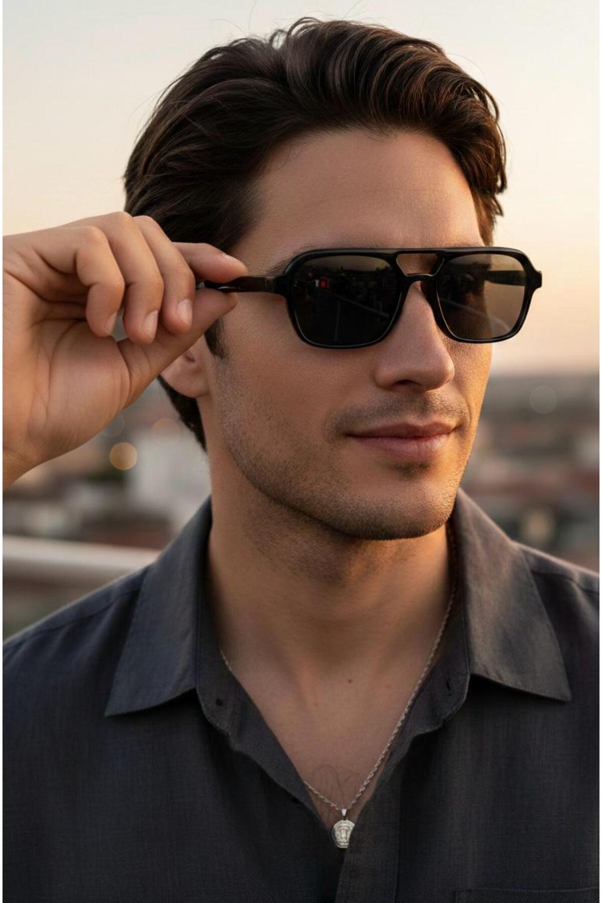 LUPİX KARE NEW MODEL KADIN ERKEK ÜNİSEX GÜNEŞ GÖZLÜĞÜ - Görsel 3