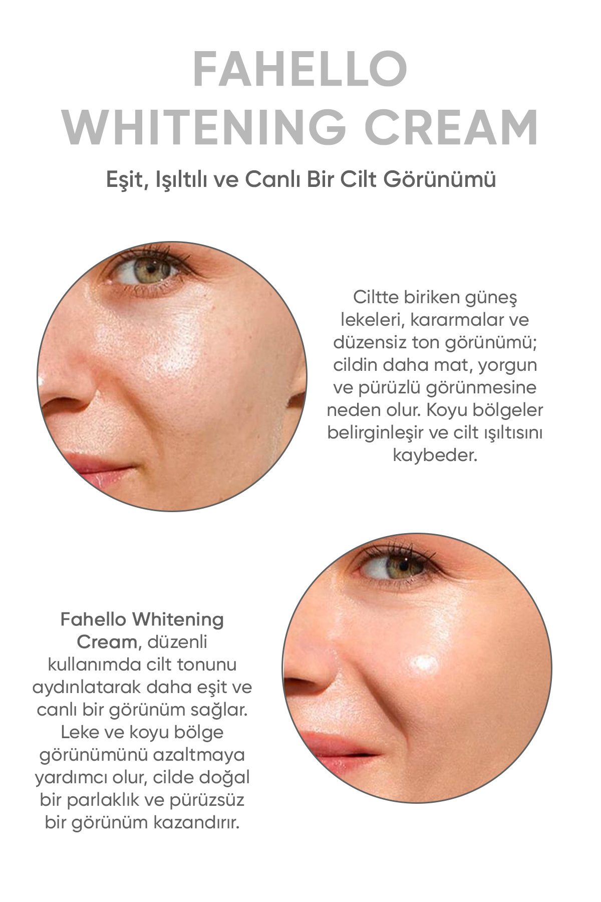 FAHELLO Pirinç Özlü Onarıcı Yüz ve Hassas Bölge Beyazlatıcı Krem (Koltuk Altı,Bikini,Diz,Dirsek)50 ml - Görsel 3