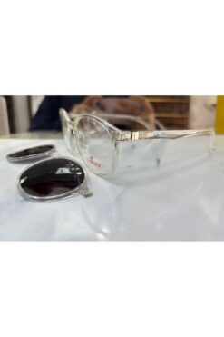 Vinaldi Plus Target Tk311 C0000 51 Medium Unisex Polarize Klipsli Mavi Koruma Gözlüğü Şeffaf