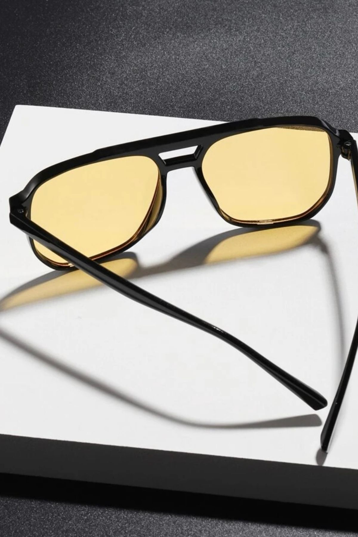 COOLANDBETTER Jase Dikdörtgen Degrade Güneş Gözlüğü Unisex / Ren Eyewear - Görsel 3