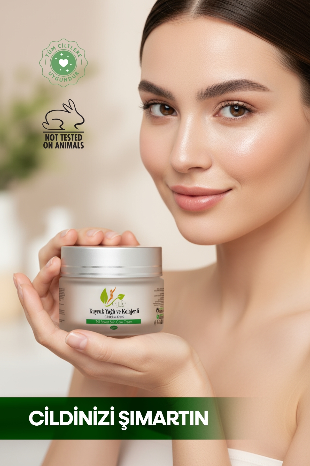 eylife naturel Kuyruk Yağlı ve Kolajenli Cilt Bakım Kremi 50 ml - Görsel 3