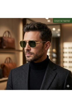 Vogue VO4356S 280/71 - 57 Altın ERKEK GÜNEŞ GÖZLÜĞÜ