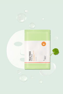 Missha Yağlanma ve Akneye Eğilimli Ciltlere Nem Veren Yaprak Maske A'PIEU The Pure Tea Tree Sheet Mask