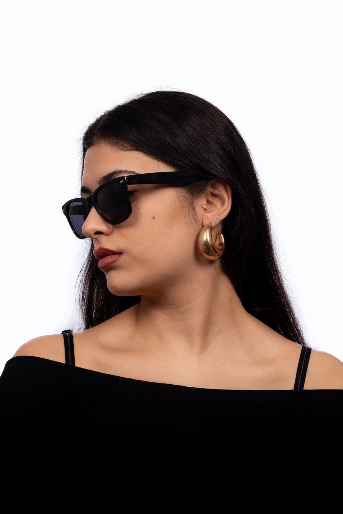 PROTCO Wayfarer Eğimli UV400 Unisex Güneş Gözlüğü - Görsel 2