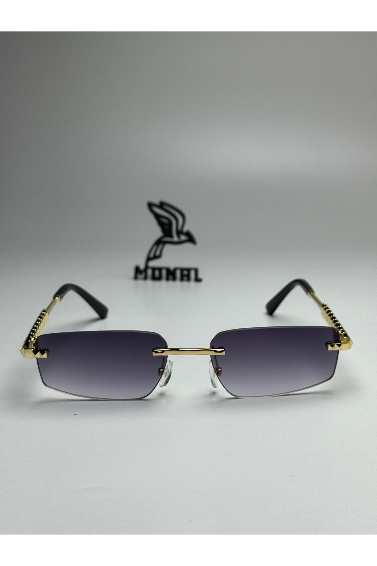 MONAL JACARTYY VERSİON4 Çerçevesiz Güneş Gözlüğü Dikdörtgen 57 Ekartman - Görsel 3