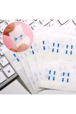 Beauty Box 12 Adet Anında Etkili Kırışıklık Karşıtı Yüz Kaş Boyun Gıdı Gerdirme Şeffaf Bantları