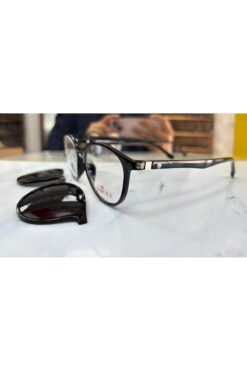 Vinaldi Plus Target Tk309 C0101 48ekt (Medium) Unisex Polarize Klipsli Mavi Işık Korumalı Gözlük Siyah