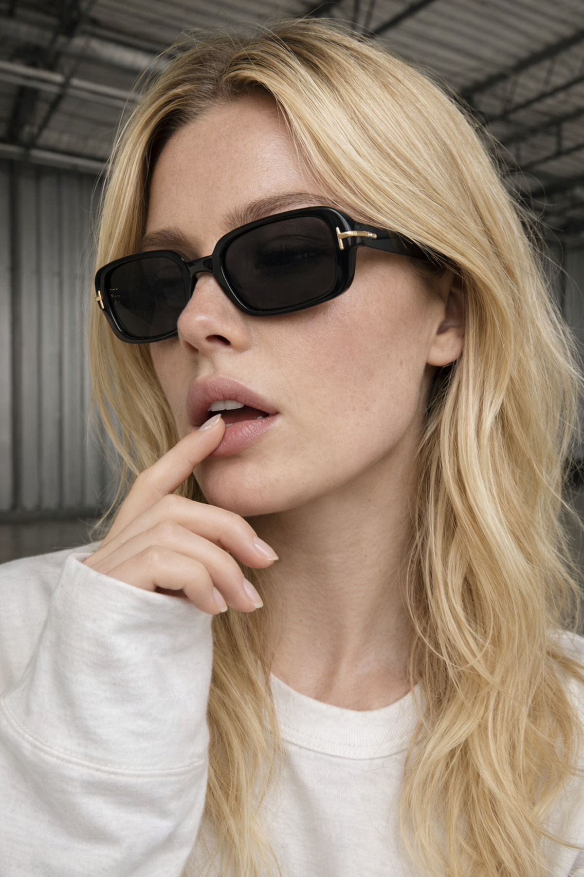 Houseofeyeris ONİKS DİKDÖRTGEN Unisex Güneş Gözlüğü – UV400, Hafif PC Çerçeve, Minimal Metal Detaylar Şıklık - Görsel 2