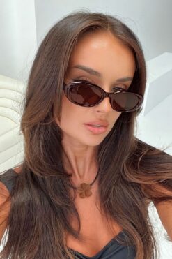 Goldmine Unisex Oval Frame Uv400 Güneş Gözlüğü