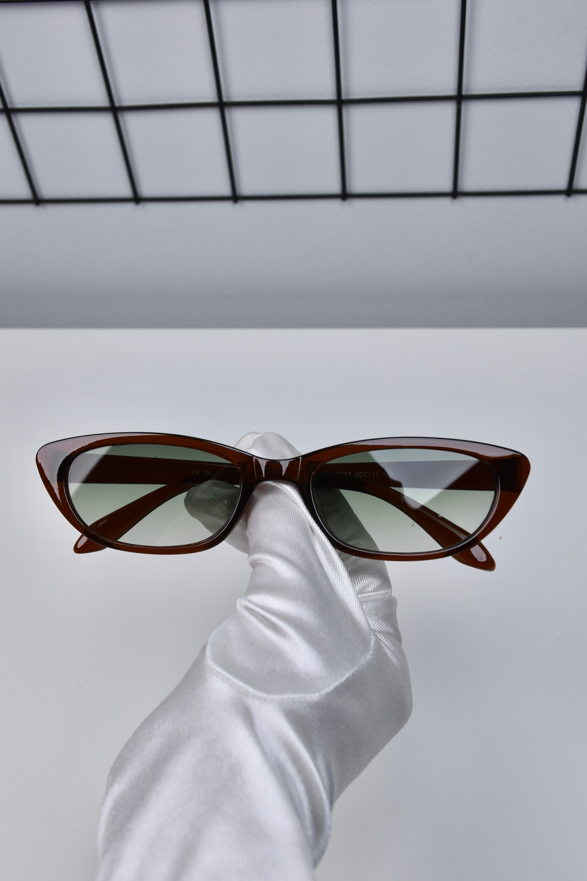 LOOKUP NEW 50-19-142 Ekartman Unisex Kadın Erkek Uv400 Korumalı Kemik Cat Eye Güneş Gözlüğü