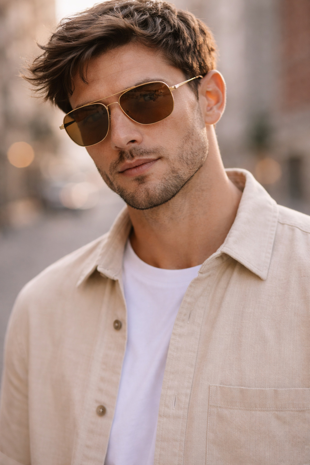 By Donetto Wolf Metal Unisex Güneş Gözlüğü