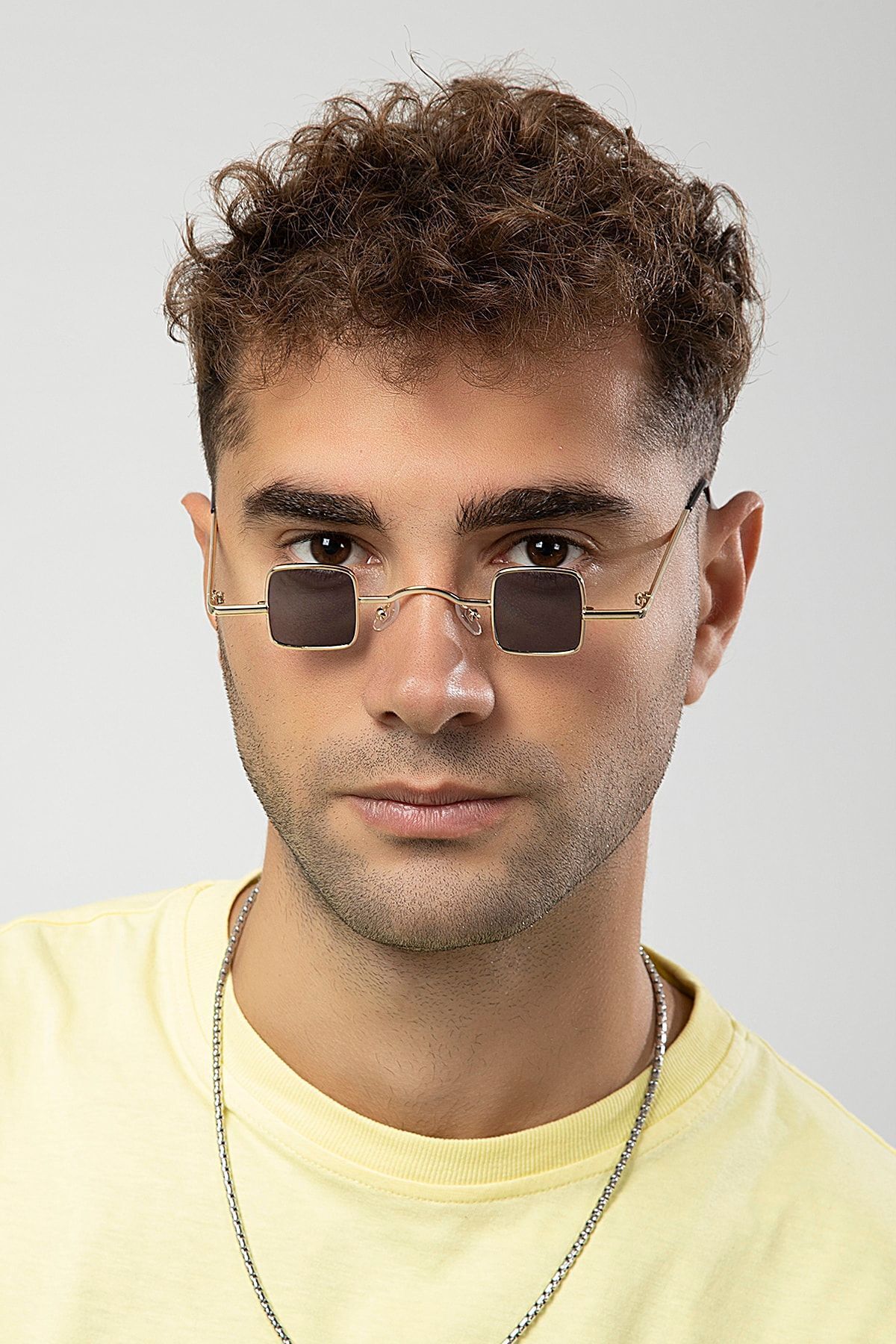 polo55.sport.1855 Minimal Retro Metal Elips Çerçeve Erkek Güneş Gözlüğü