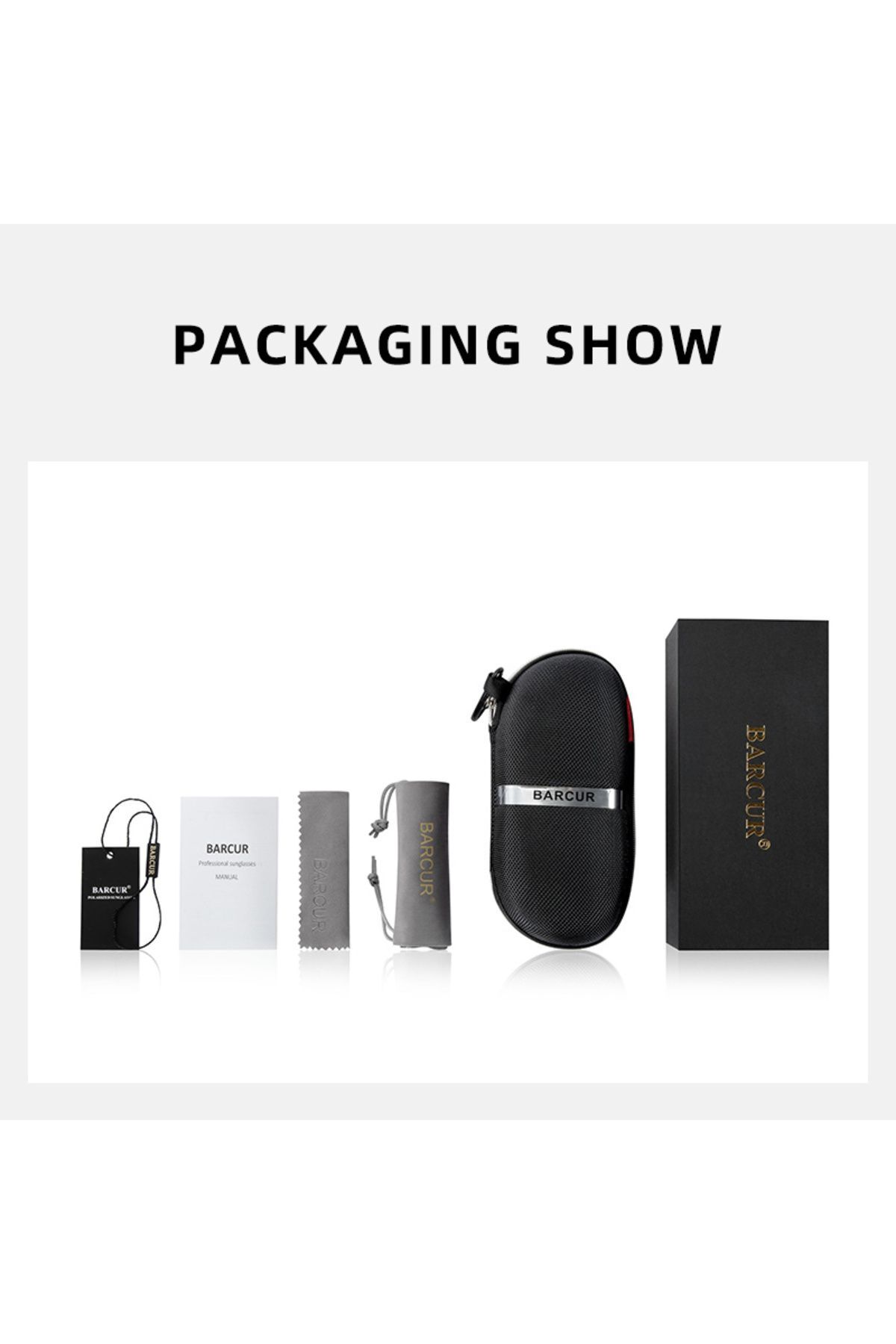 Barcur Mantovani Amerikan Malı Yüksek Kalite Uv400 Polarize Erkek Ve Kadın Güneş Gözlüğü - Bisiklet Gözlüğü - Görsel 3