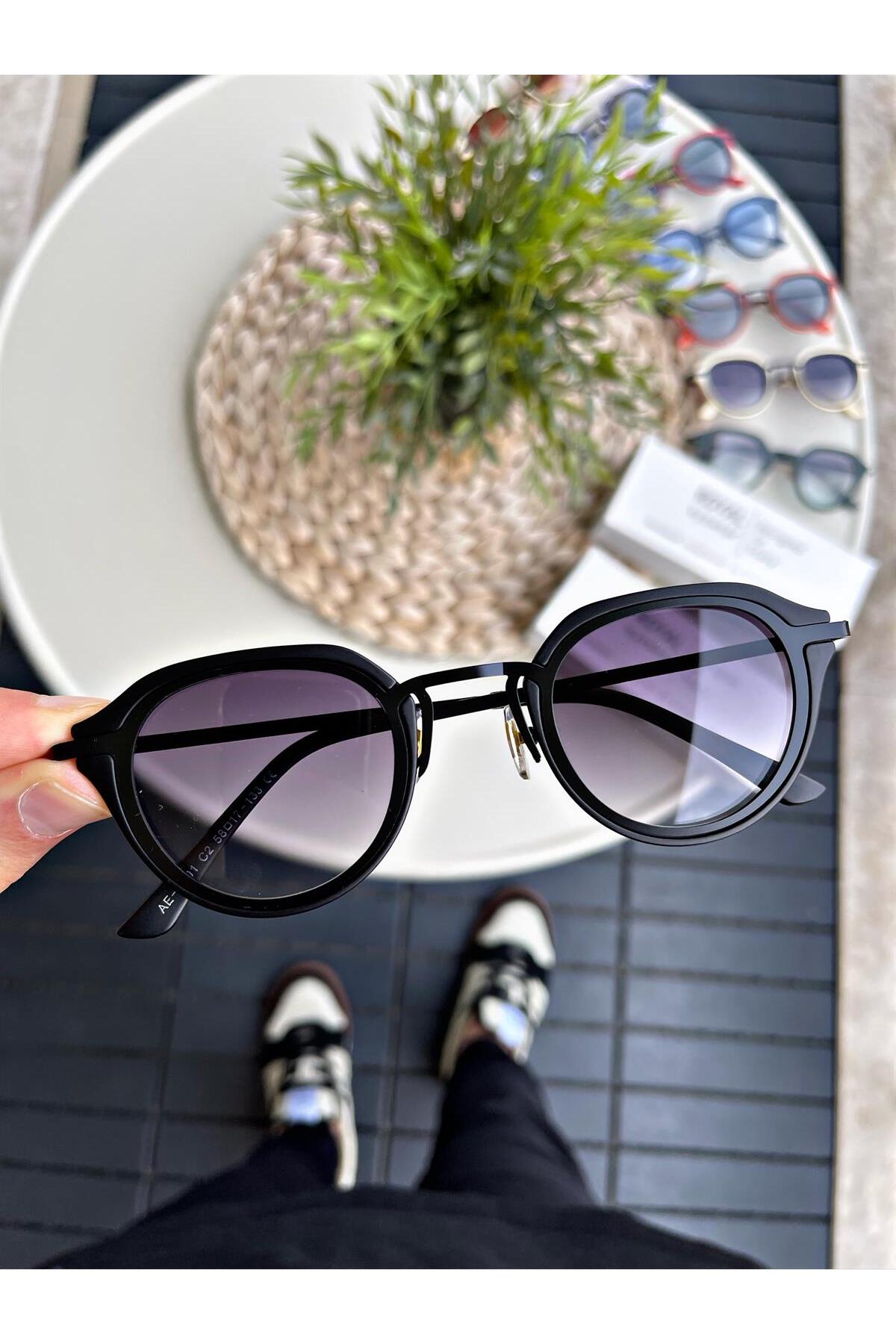 WATCHOFROYAL GÜNEŞ GÖZLÜĞÜ KADIN&ERKEK SİYAH,UV-400 KORUMALI CAM,RAHAT KULLANIM RE0088 - Görsel 2
