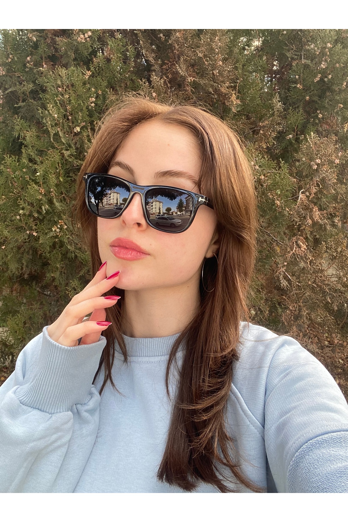 LUNOX Vista Unisex Siyah Polarize Güneş Gözlüğü - Görsel 3