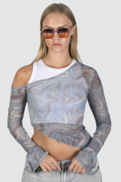 Angel Eyes Dikdörtgen Tasarım Gold Leopar Çerçeve Degrade Cam Kadın Güneş Gözlüğü