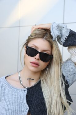 Zzla Abura Siyah Güneş Gözlüğü