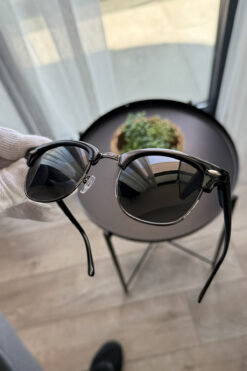 Zzla Güneş Gözlüğü Kadın & Erkek Uv400 Cam Ce Belgeli Siyah Unisex Model