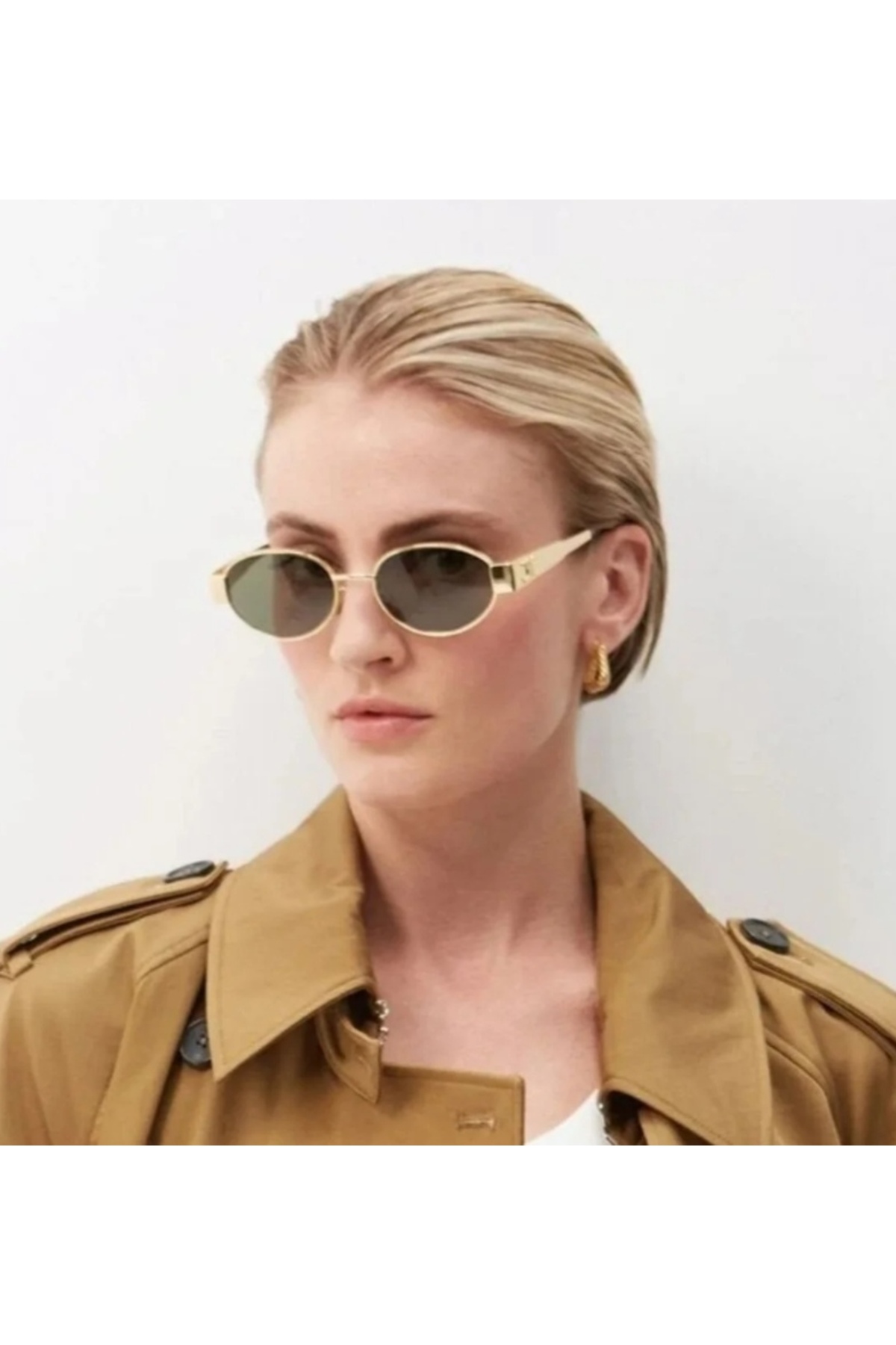 Byc polo Cp127 DABLİNG GOLD MİNERAL YEŞİL CAM ŞIK UNİSEX GÜNEŞ GÖZLÜĞU..
