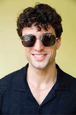 Bilge Karga Daphe Gold Green Erkek Güneş Gözlüğü