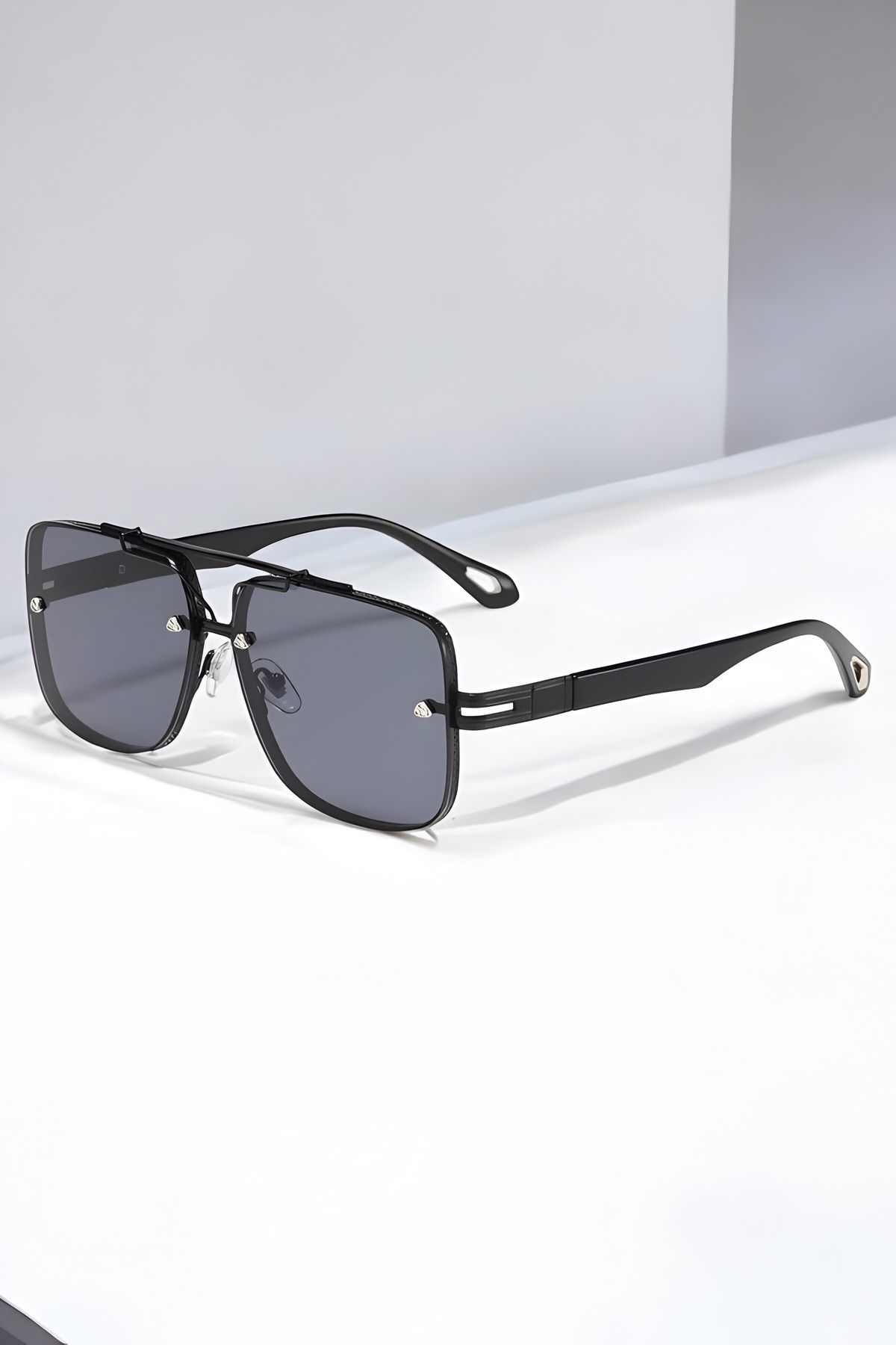 Eyesofia Aybach Lüx Unisex Siyah Güneş Gözlüğü - Görsel 2