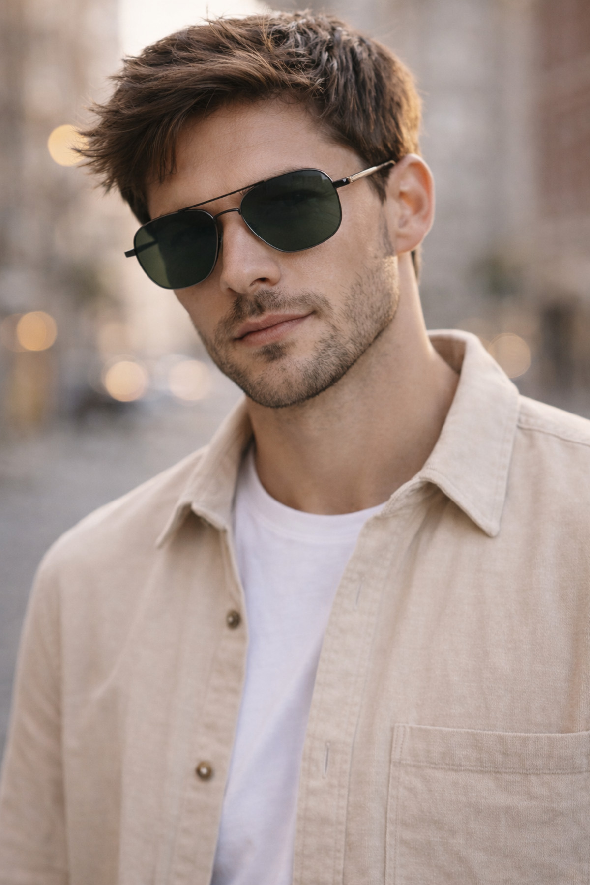 By Donetto Wolf Metal Unisex Güneş Gözlüğü