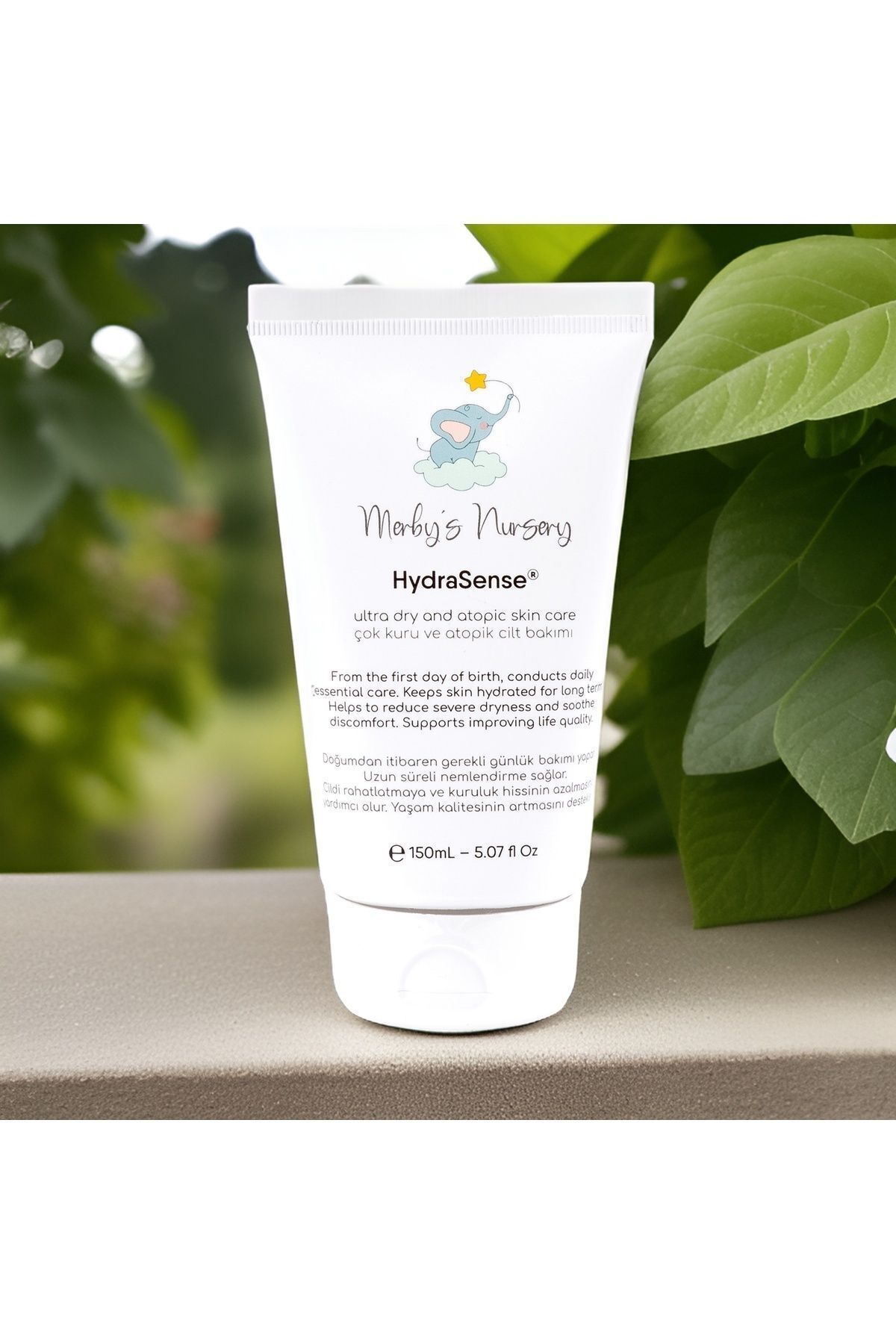 Merby's Nursery Kuru Ciltler Ve Atopik Dermatit Bebek Bakım Kremi Hydrasense - Görsel 3