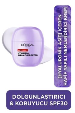 L'Oreal Paris Revitalift Hyaluronik Asit İçeren Dolgunlaştırıcı Etkili SPF30 Korumalı Nemlendirici Yüz Kremi 40ml