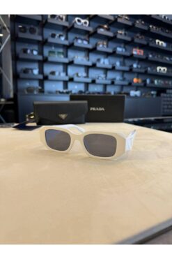 Bubbleatelier Beyaz detaylı mix güneş gözlüğü