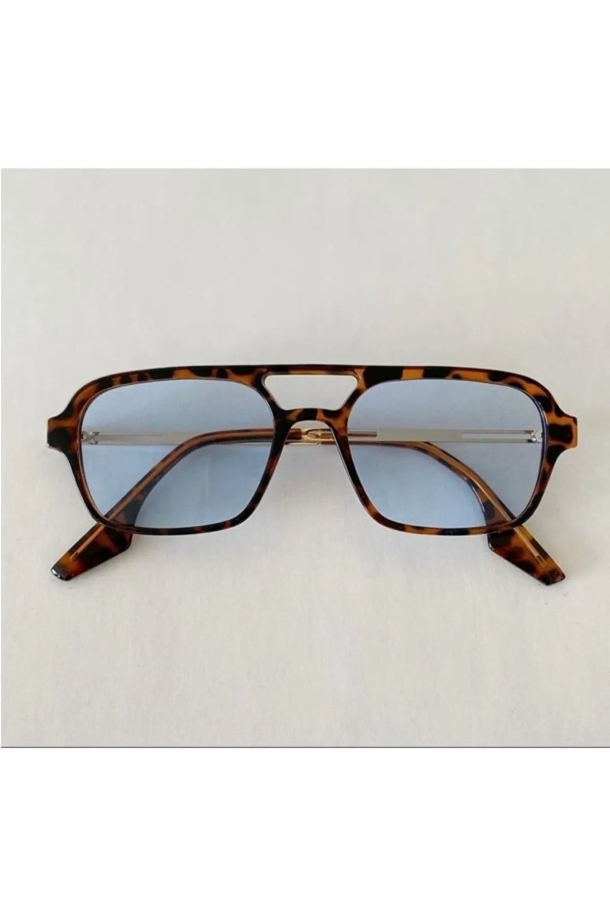 LUPİX Unisex Mavi Camlı Güneş Gözlüğü - Görsel 3