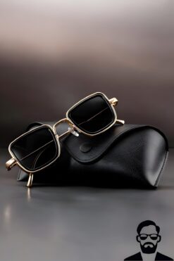 Della Pianto Leon Unisex Gold Siyah Güneş Gözlüğü