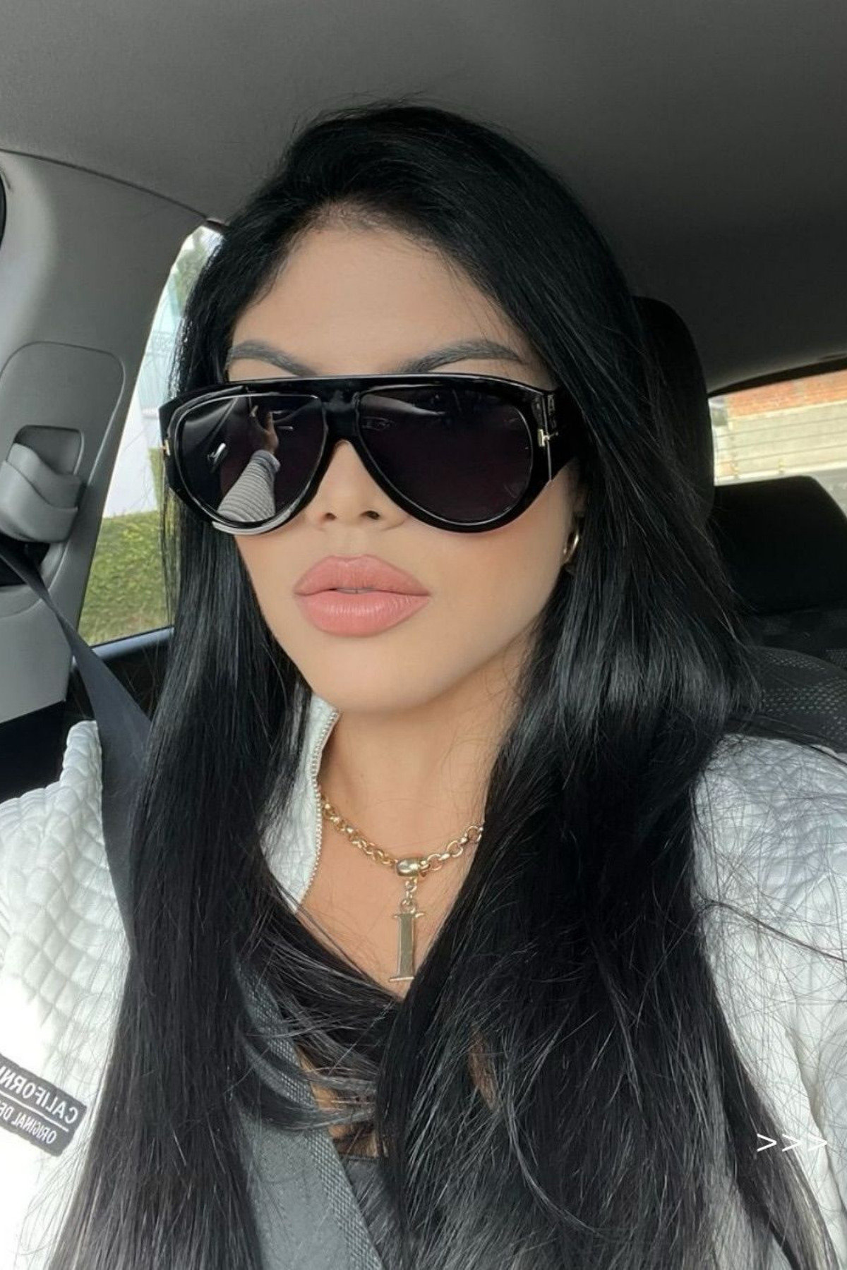 Chunky Frame Jaun Vintage Siyah Unisex Güneş Gözlüğü - Görsel 3