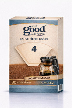 The Good Sparks Filtre Kahve Kağıdı (80 Adet) Büyük Boy 4 Numara