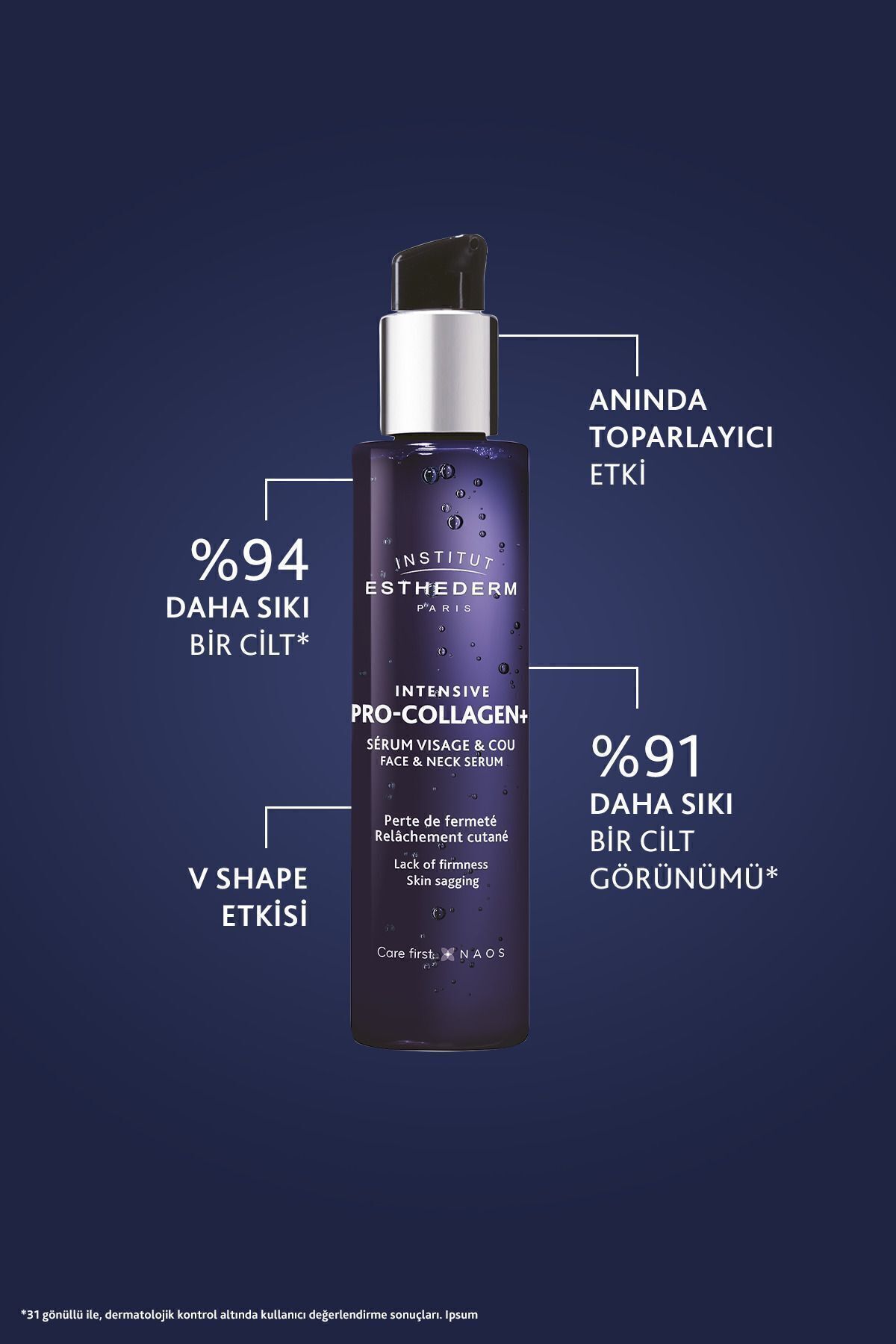 Institut Esthederm Intensive Pro-Collagen+ Serum Yaşlanma ve Kırışıklık Karşıtı Lifting Etkili Sıkılaştırıcı Serum 30ML - Görsel 2
