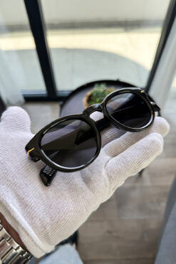 Zzla Güneş Gözlüğü Kadın & Erkek Uv400 Cam Ce Belgeli Siyah Slow Black