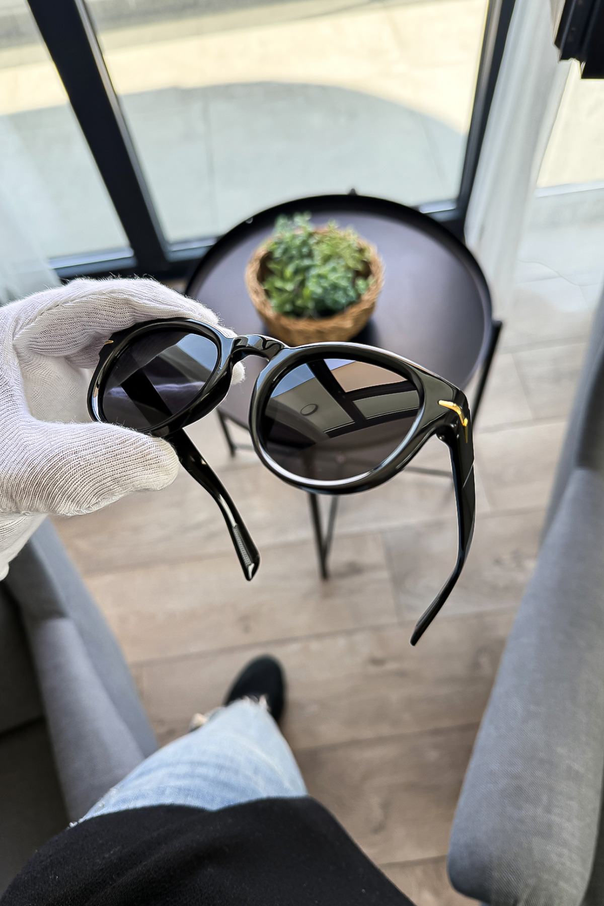 Zzla Güneş Gözlüğü Kadın & Erkek Uv400 Cam Ce Belgeli Siyah Slow Black - Görsel 2