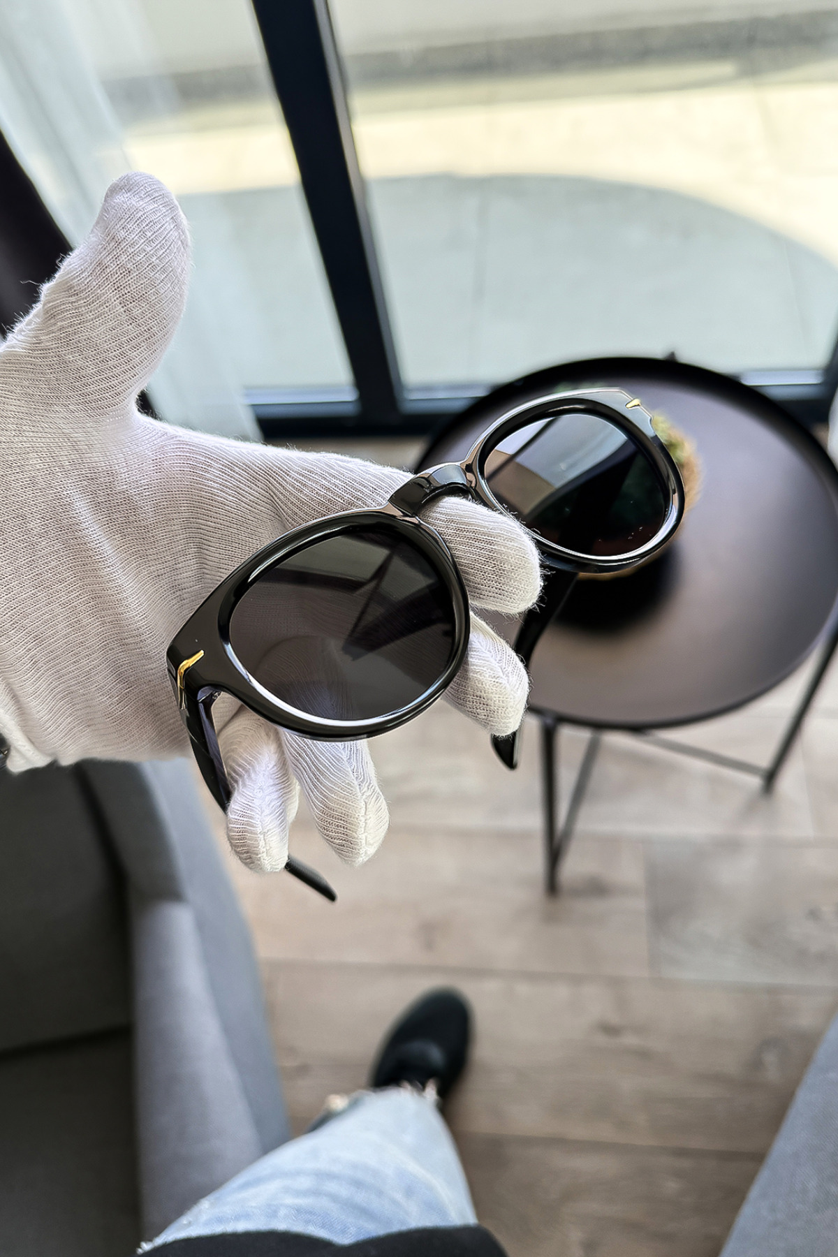 Zzla Güneş Gözlüğü Kadın & Erkek Uv400 Cam Ce Belgeli Siyah Slow Black - Görsel 3