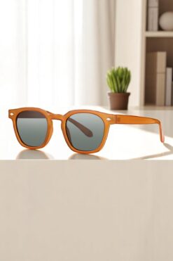 Daniel Klein Orijinal %100 Polarize UV400 Korumalı Camel Renk Unisex Güneş Gözlüğü DKG6252C4