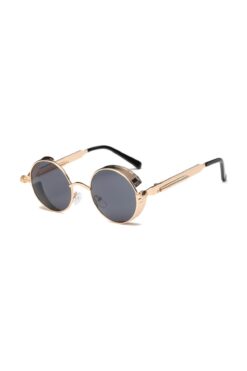 Toz Vintage Siyah Gothic Steampunk Güneş Gözlüğü