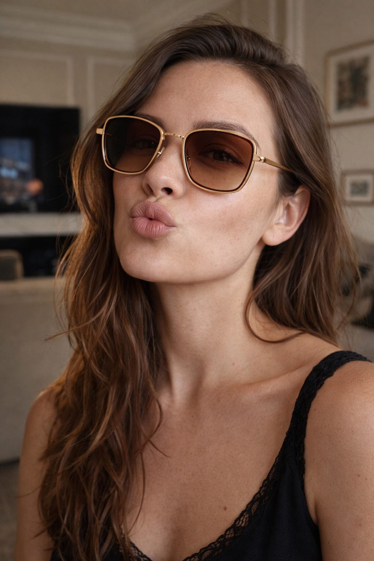 Houseofeyeris RAVELLO QUADRO Metal Kare Güneş Gözlüğü – UV400 Degrade Lens, Burun Destekli, Unisex Stil - Görsel 2