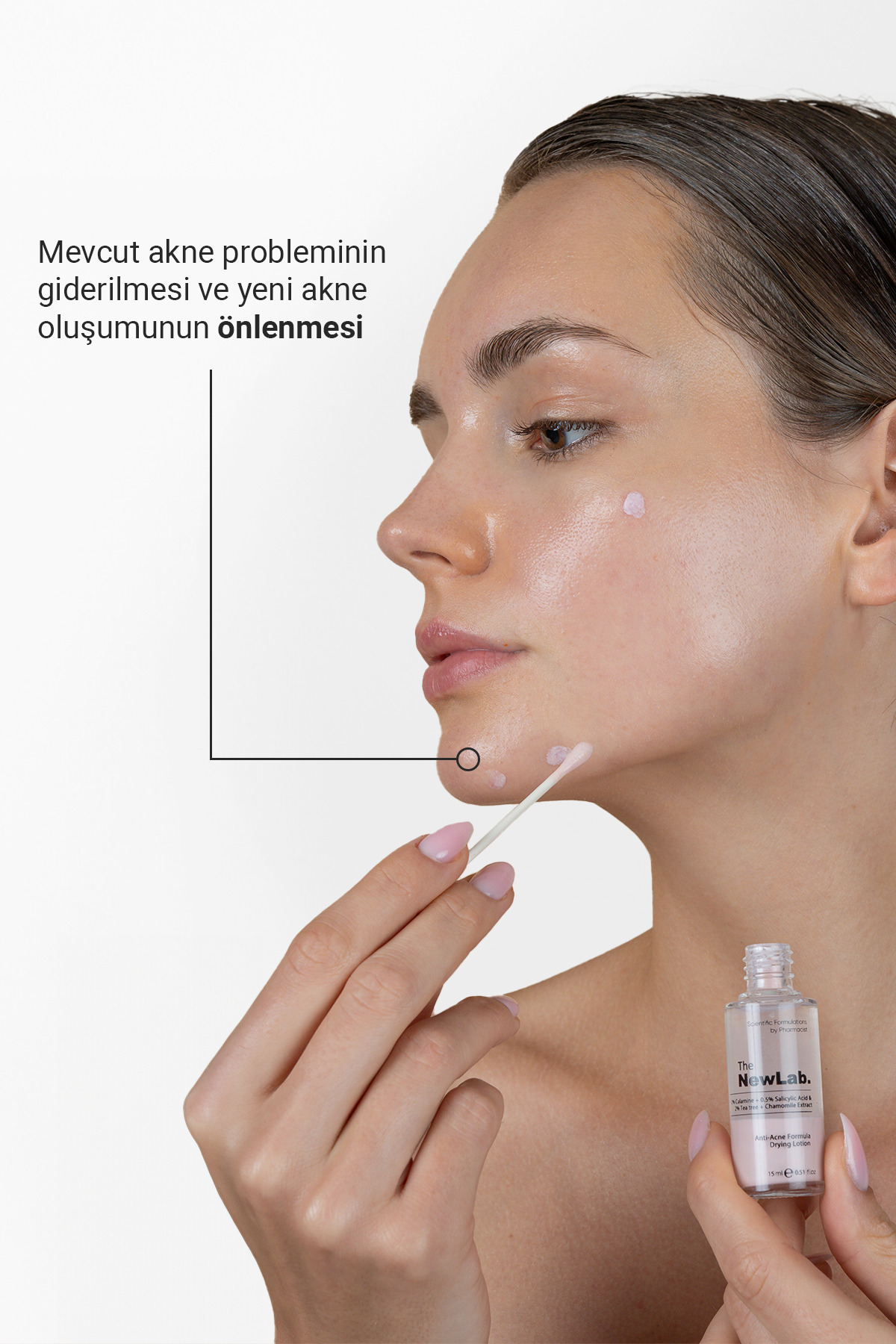 The NewLab Akne Karşıtı Losyon (2% CALAMİNE 0.5% SALİCYLİC ACİD 3%TEA TREE/CHAMOMİLLE/SALİX ALBA EXTRACT) - Görsel 3