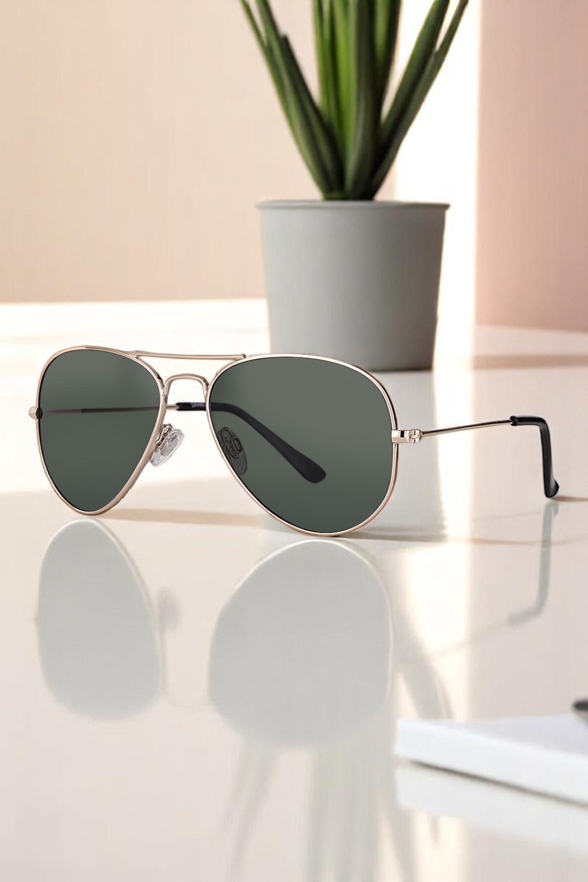 Daniel Klein Orijinal %100 Polarize UV400 Korumalı Gold Renk Erkek Güneş Gözlüğü DKG6261C2