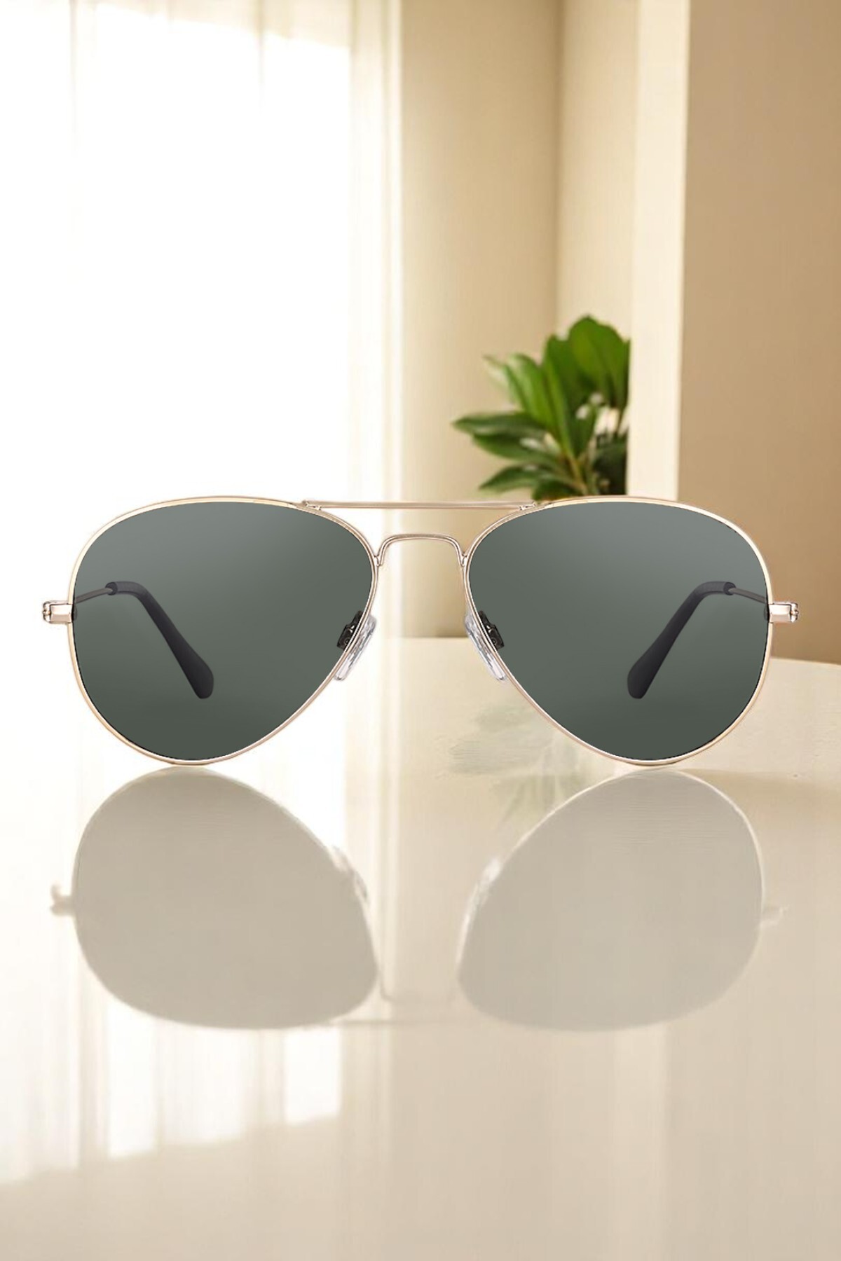 Daniel Klein Orijinal %100 Polarize UV400 Korumalı Gold Renk Erkek Güneş Gözlüğü DKG6261C2 - Görsel 2