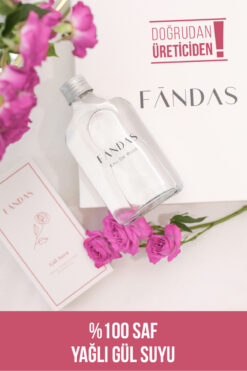 FANDAS % 100 Yağlı Gül Suyu Doğal Katkısız Aydınlatıcı Ve Gözenek Sıkılaştırıcı 200 ml