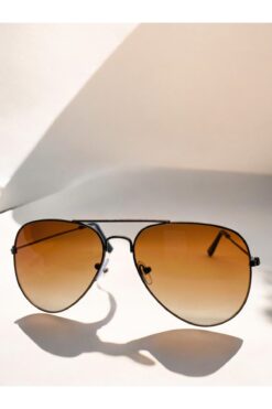 MİSE Damla model unisex kahve renk güneş gözlüğü yeni sezon