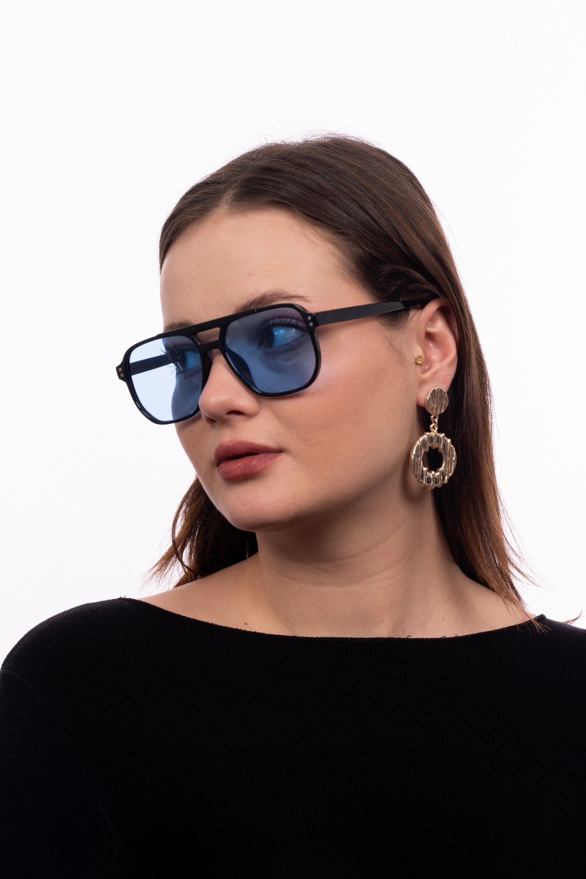 GlimmerGroove Yeni Sezon Unisex Pilot Model Güneş Gözlüğü - Görsel 2