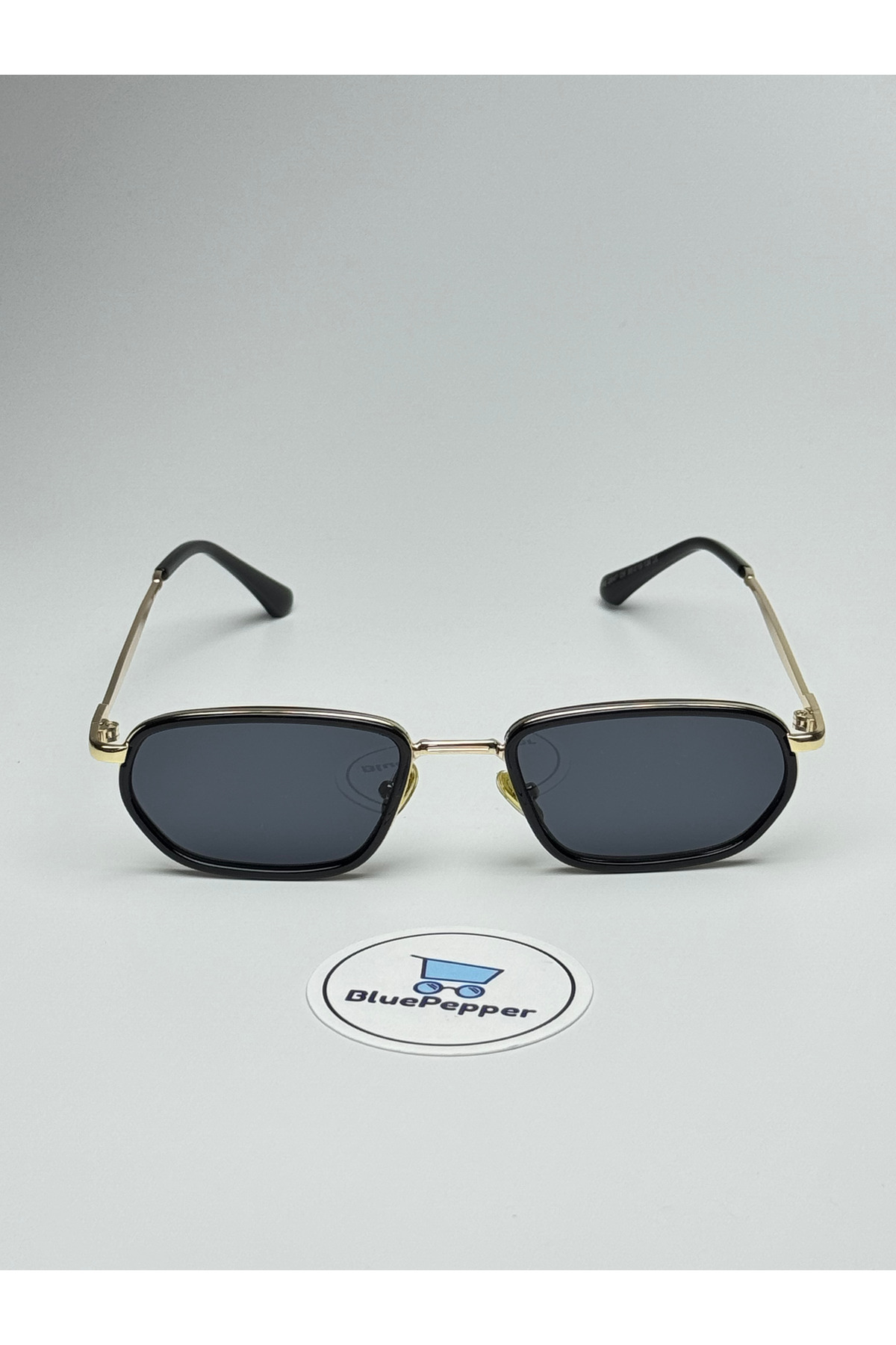 BluePepper JOYE SİYAH GÜNEŞ GÖZLÜĞÜ Gold Çerçeve 50 ekartman - Görsel 2