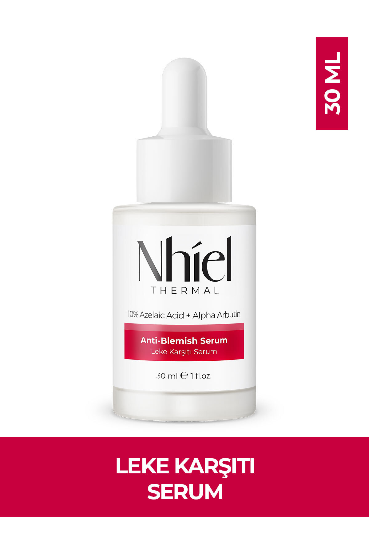 Nhiel Thermal Leke Karşıtı Serum 30 ml (%10 Azelaik Asit + Alfa Arbutin)