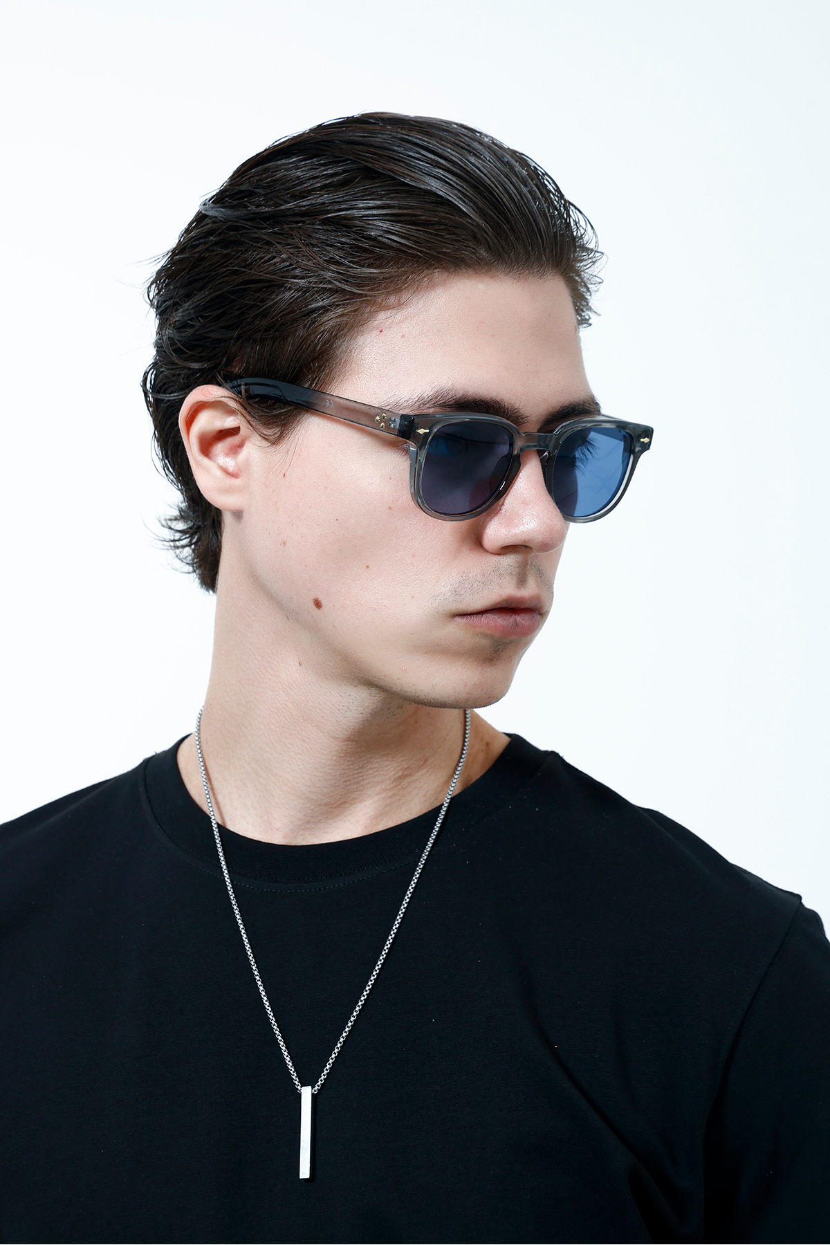 MOONMEE TRİPE - Unisex Güneş Gözlüğü Gri UV400 Korumalı