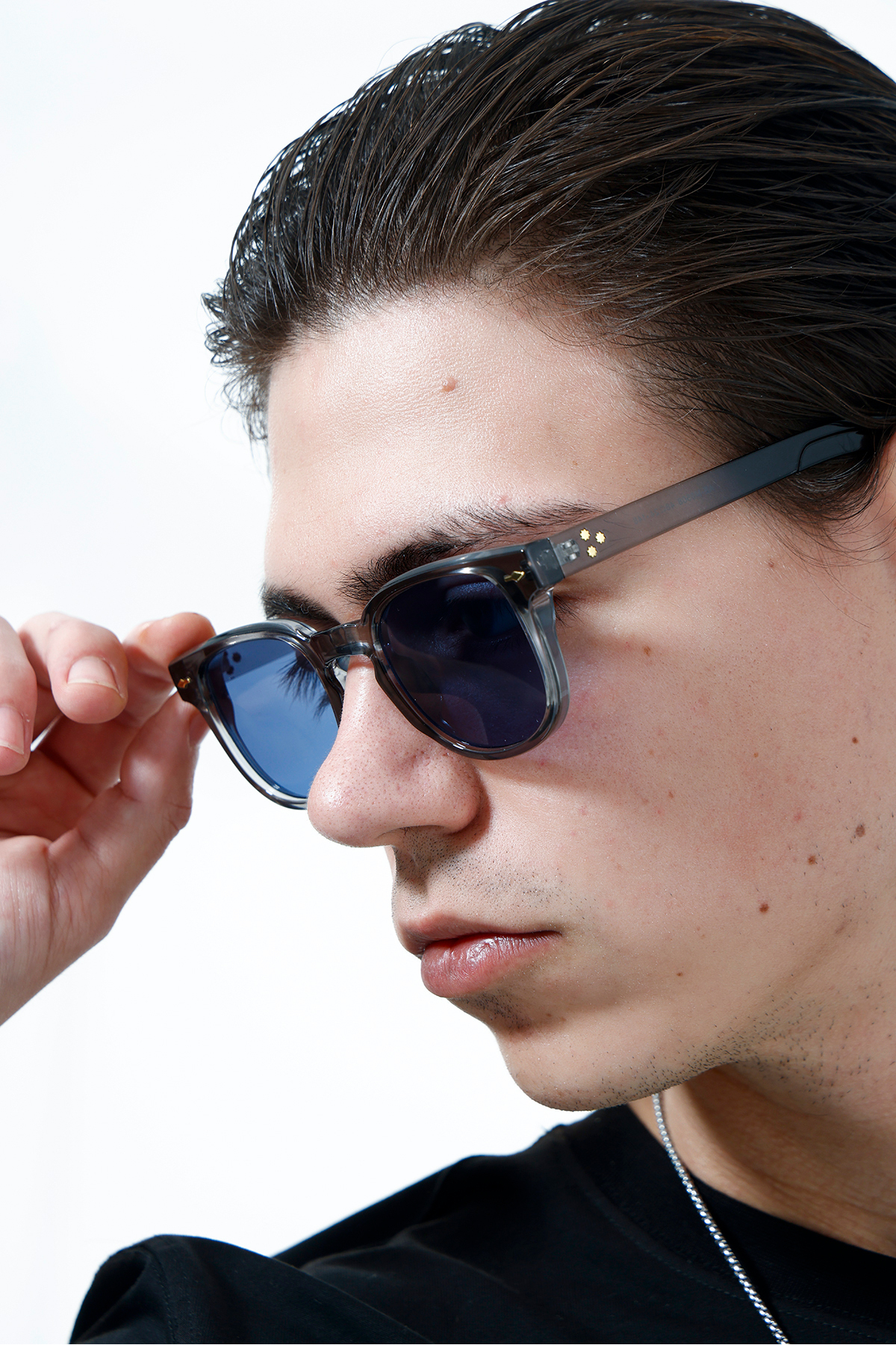 MOONMEE TRİPE - Unisex Güneş Gözlüğü Gri UV400 Korumalı - Görsel 3